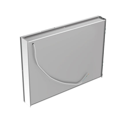 ExBrite 40"W x 30"H LED Medicine Cabinet with Anti-Fog, Stepless Color Temperature and Dimming, Adjustable Shelves, Aluminum Frame, Recessed or Surface Mount - ExBriteUSA