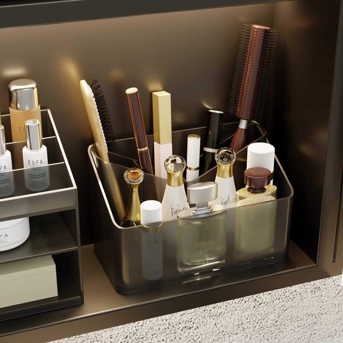 Essential Collection – Acrylic Medicine Cabinet Organizer System (3 Pieces)