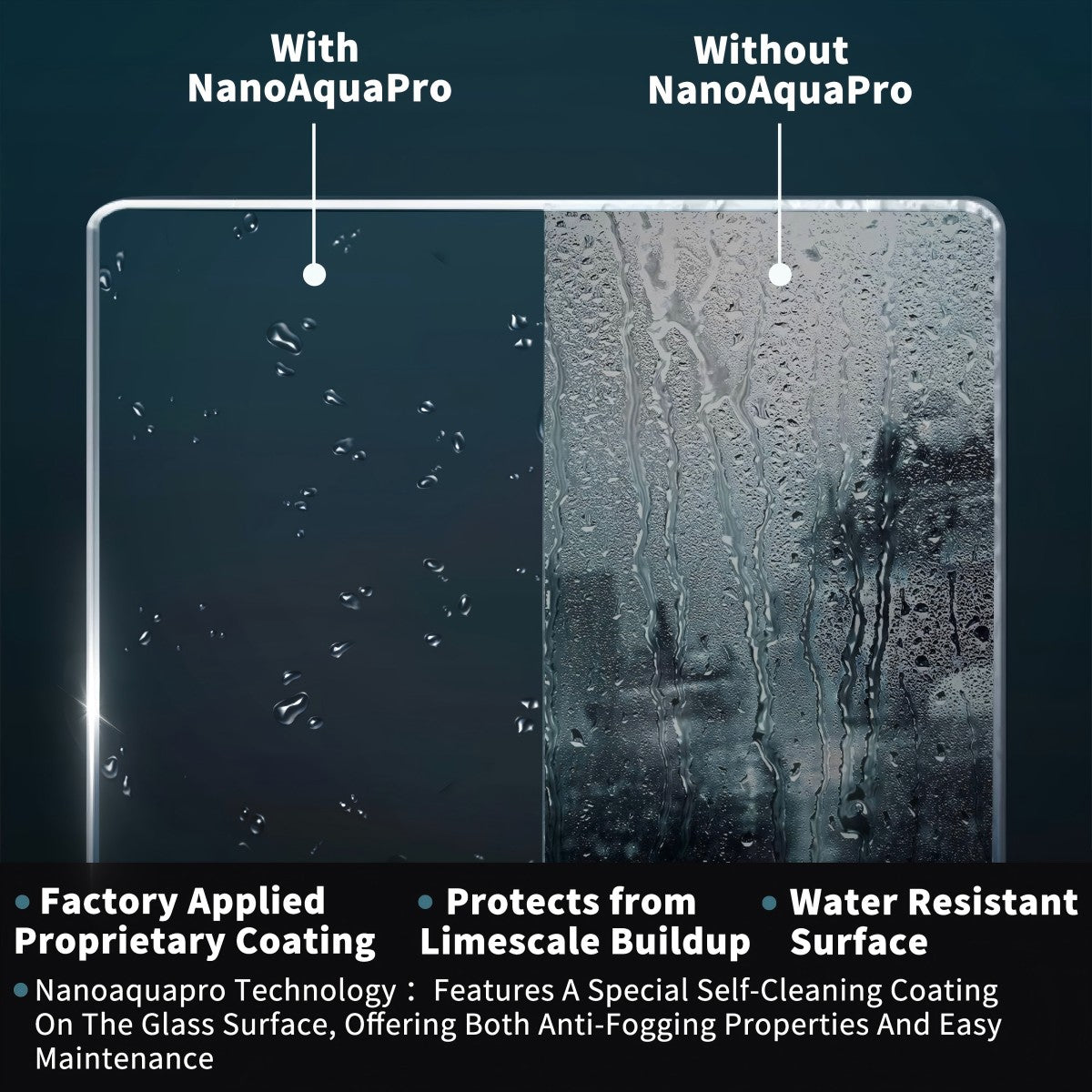 Glide-Bpro 58-60 in. Framed Double Sliding Tub Door,Bypass Bathtub Shower Tempered Glass Door,Matte Black,Explosion-Proof Film