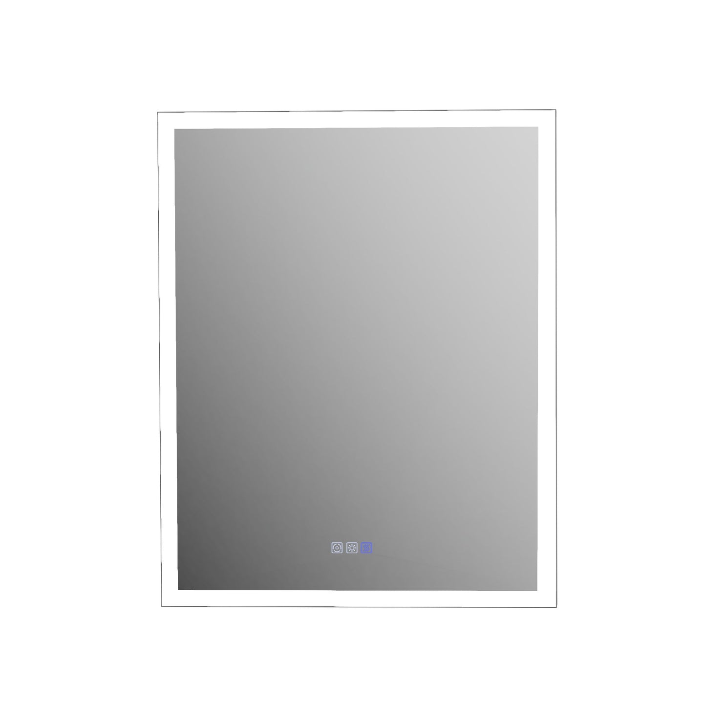 ExBrite 24"W x 30"H LED Medicine Cabinet with Anti-Fog, Stepless Color Temperature and Dimming, Adjustable Shelves, Aluminum Frame, Recessed or Surface Mount, Hinge on Right - ExBriteUSA