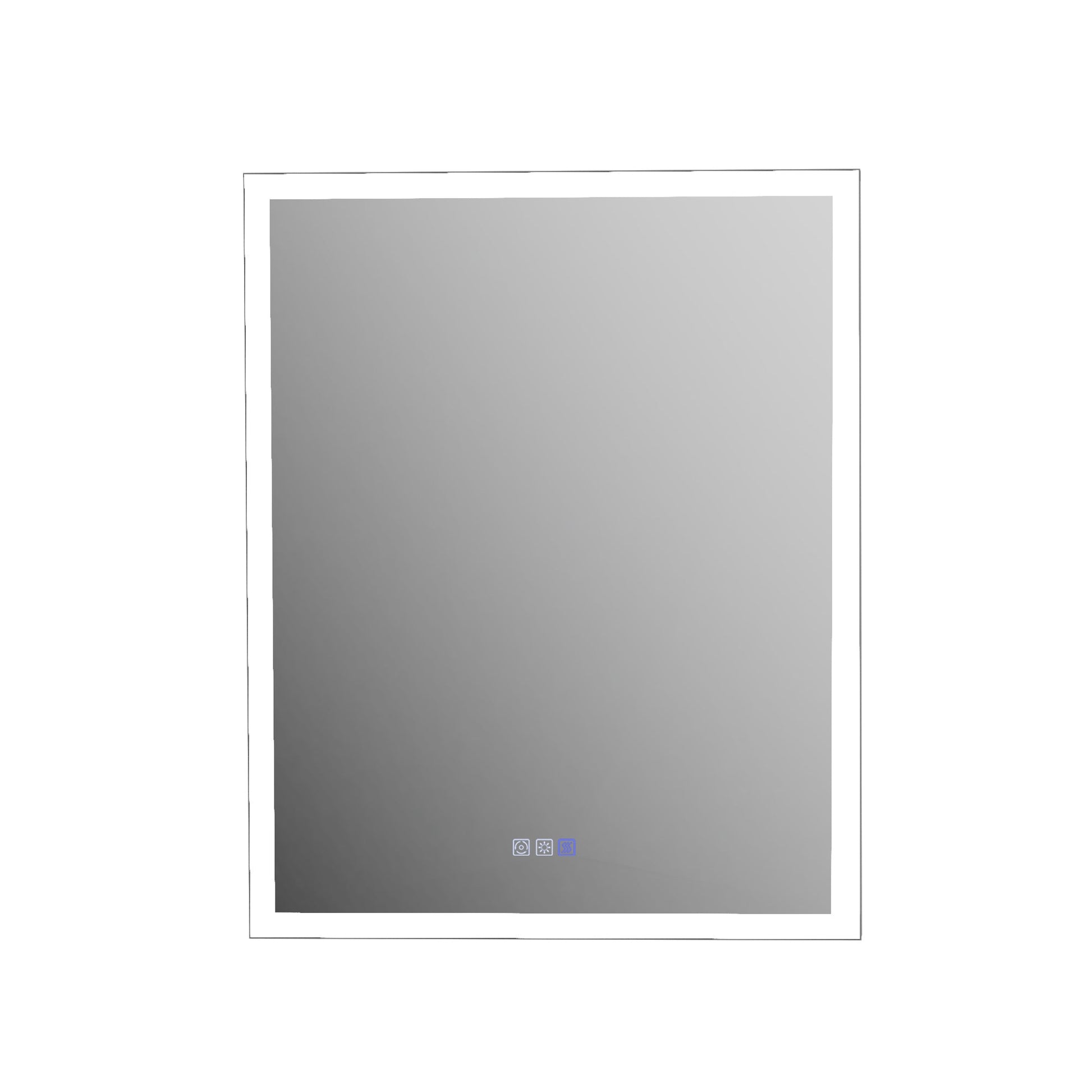 ExBrite 24"W x 30"H LED Medicine Cabinet with Anti-Fog, Stepless Color Temperature and Dimming, Adjustable Shelves, Aluminum Frame, Recessed or Surface Mount, Hinge on Right - ExBriteUSA