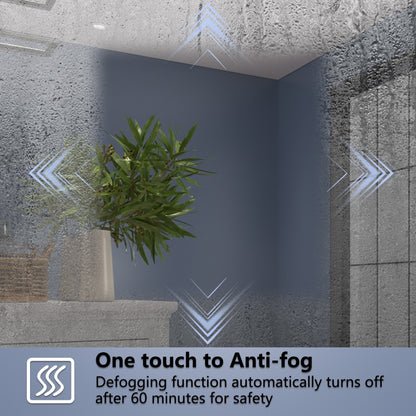 Boost-M2 20" W x 32" H Bathroom Narrow Light Medicine Cabinets with Vanity Mirror Recessed or Surface, Left Hinge