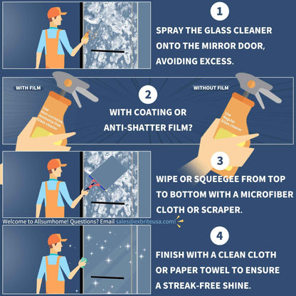 Classy 36-38" W x 72" H Pivot Semi-Frameless Glass Shower Door in Black