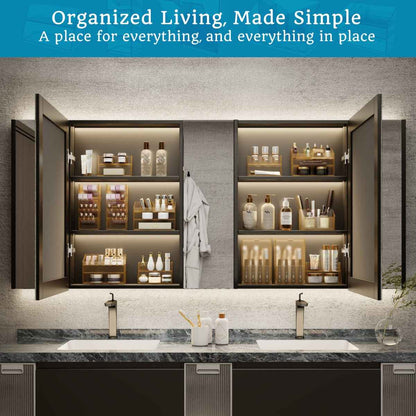 Premium Acrylic Medicine Cabinet Organizer Set – Elegant Storage for Everyday Essentials