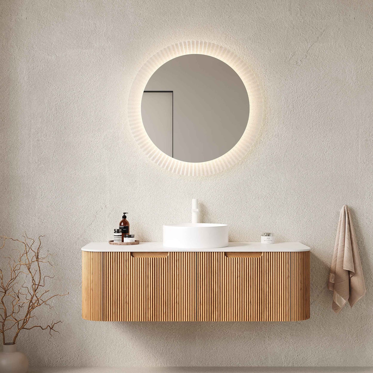 ExBrite 48" Bathroom Floating Vanity with Sink