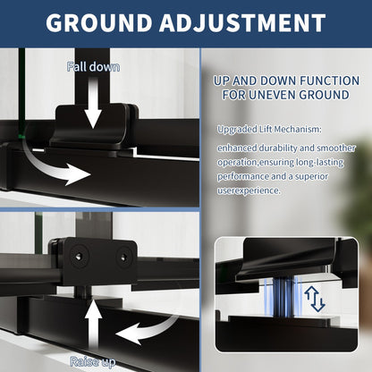 Haven-SP 36 in. W x 72 in. H Corner Shower Enclosure,6mm Clear Glass,Pivot Shower Doors,Brushed Nickel,Not Shower Base