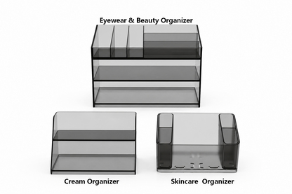 Essential Collection – Acrylic Medicine Cabinet Organizer System (3 Pieces)