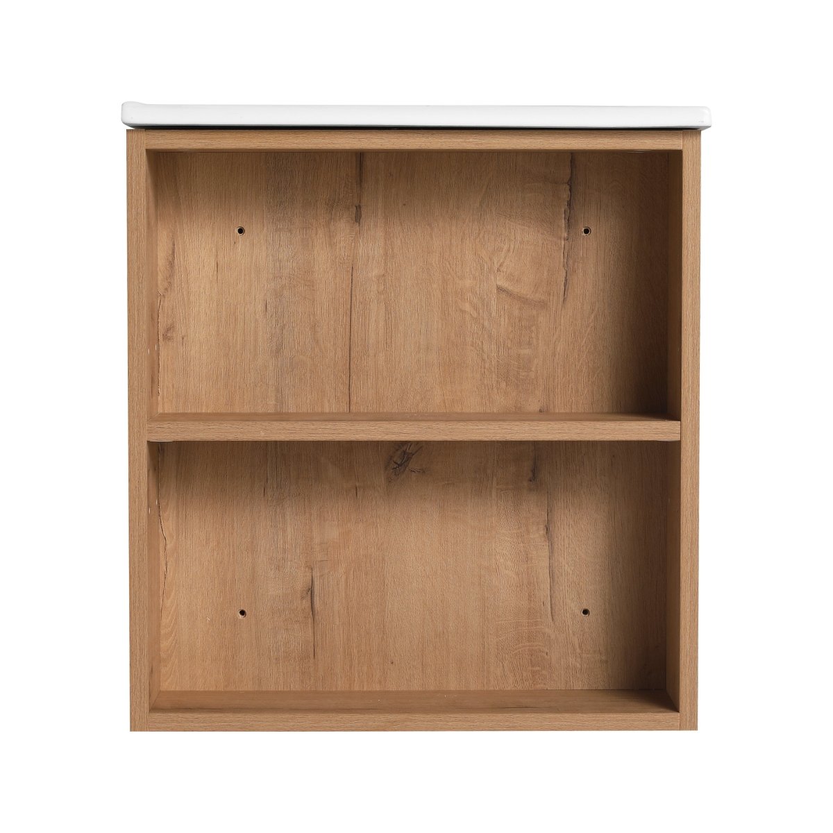 Allsumhome 36" Wall Mounting Floating Bathroom Vanity, Soft Close Drawer,Imitative Oak Finish(Only Vanity, Without Basin)