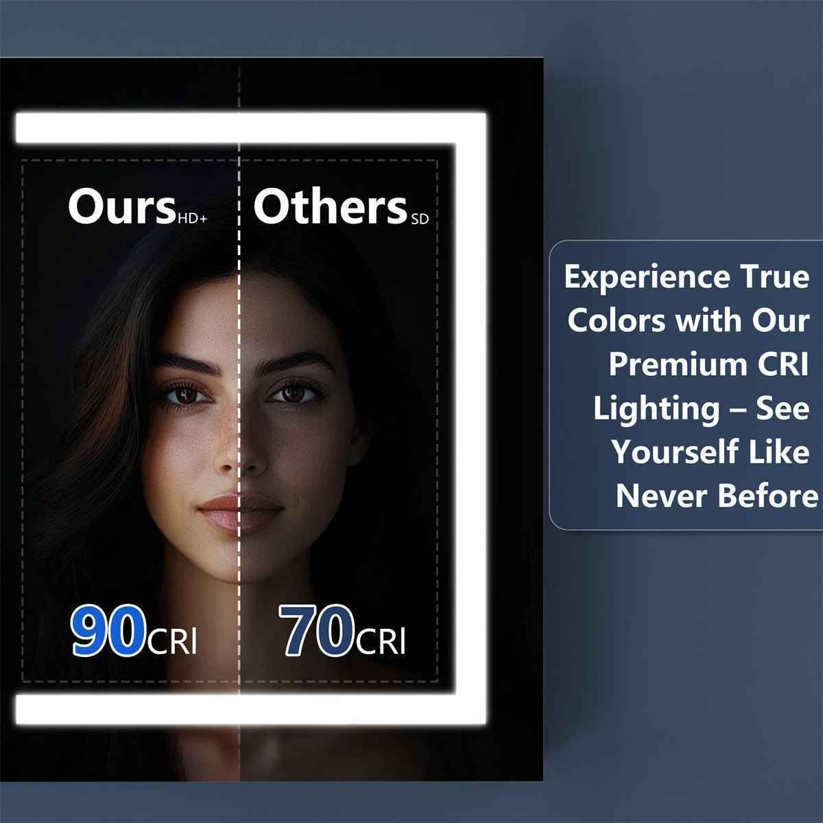 Boost-M1 30 in. W x 26 in. H Bathroom Medicine Cabinet with Mirror And Light Recessed or Surface Mount