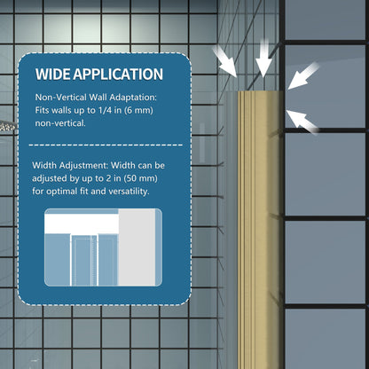 Adapt Allsumhome Bifold Shower Door 32-34 in.W x 72 in.H Pivot Swing Shower Doors,Brushed Gold,Tempered Shower Glass