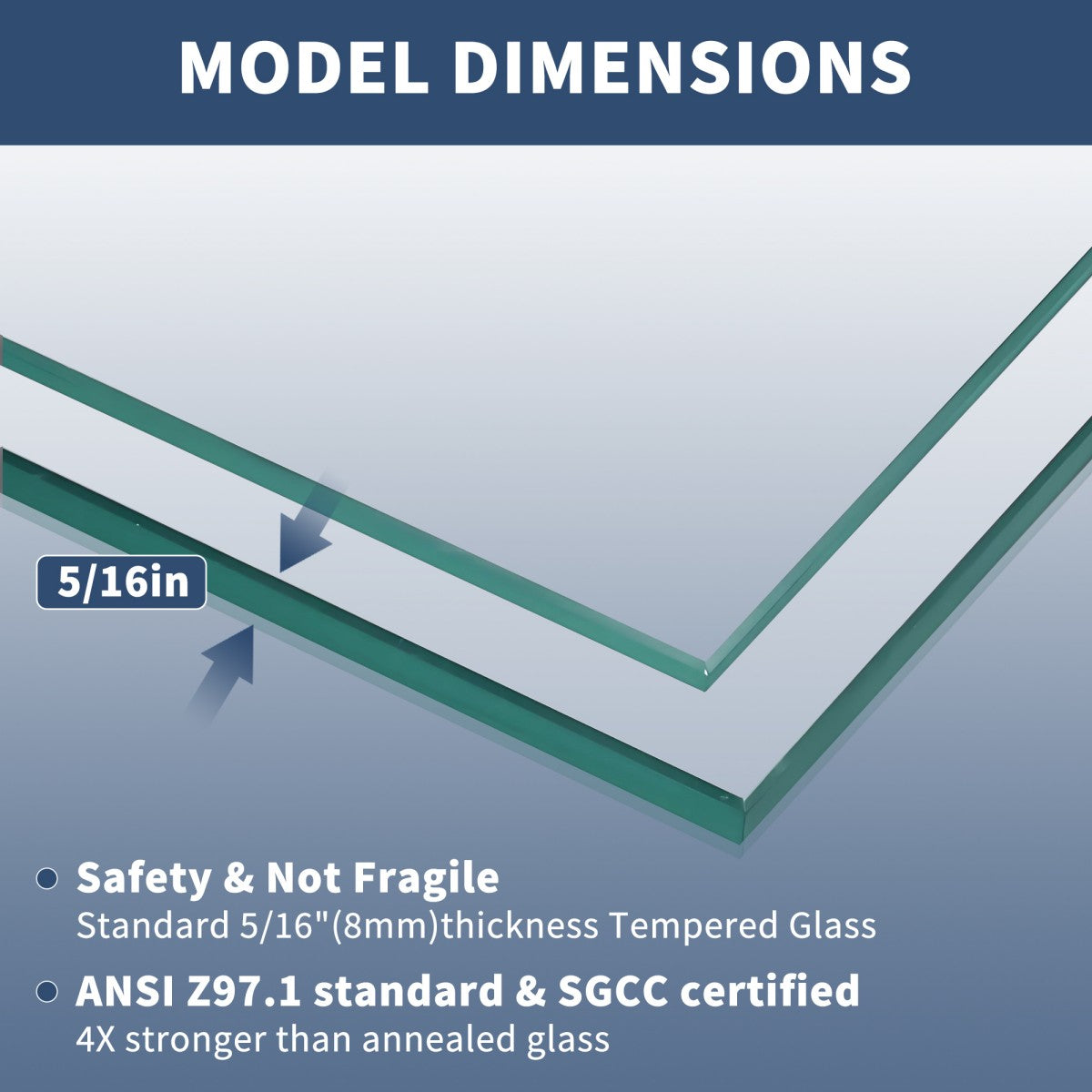 Lock Adjustable 44-48"W x 74"H Sliding Glass Shower Door with 8mm Clear Tempered Glass,Stainless Steel Hardware Brushed Nickel,Rectangle Shower Door
