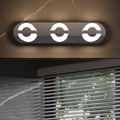 ExBrite 22.8" Chromed 3-Lights LED Vanity Light for Modern Bathrooms