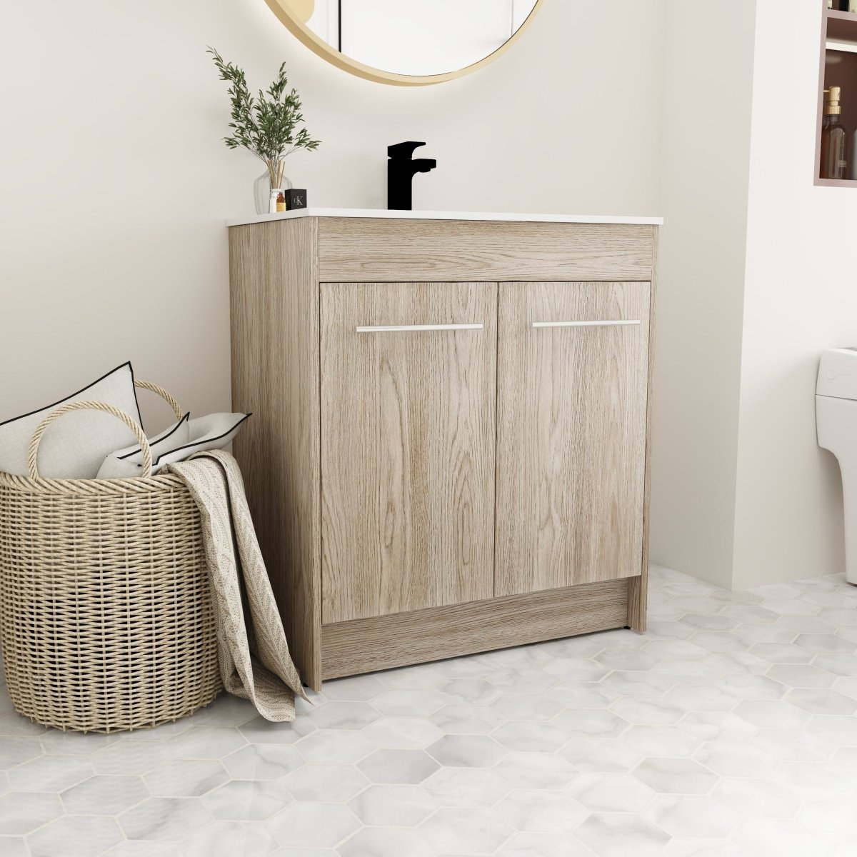 ExBrite 30 Inch Freestanding Bathroom Vanity