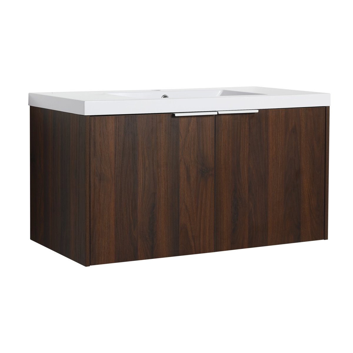 ExBrite 36" Modern Design Float Mounting Bathroom Vanity With Sink Soft Close Door