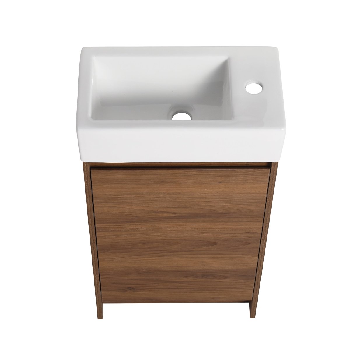ExBrite Bathroom Vanity 18" With Single Sink For Small Bathroom
