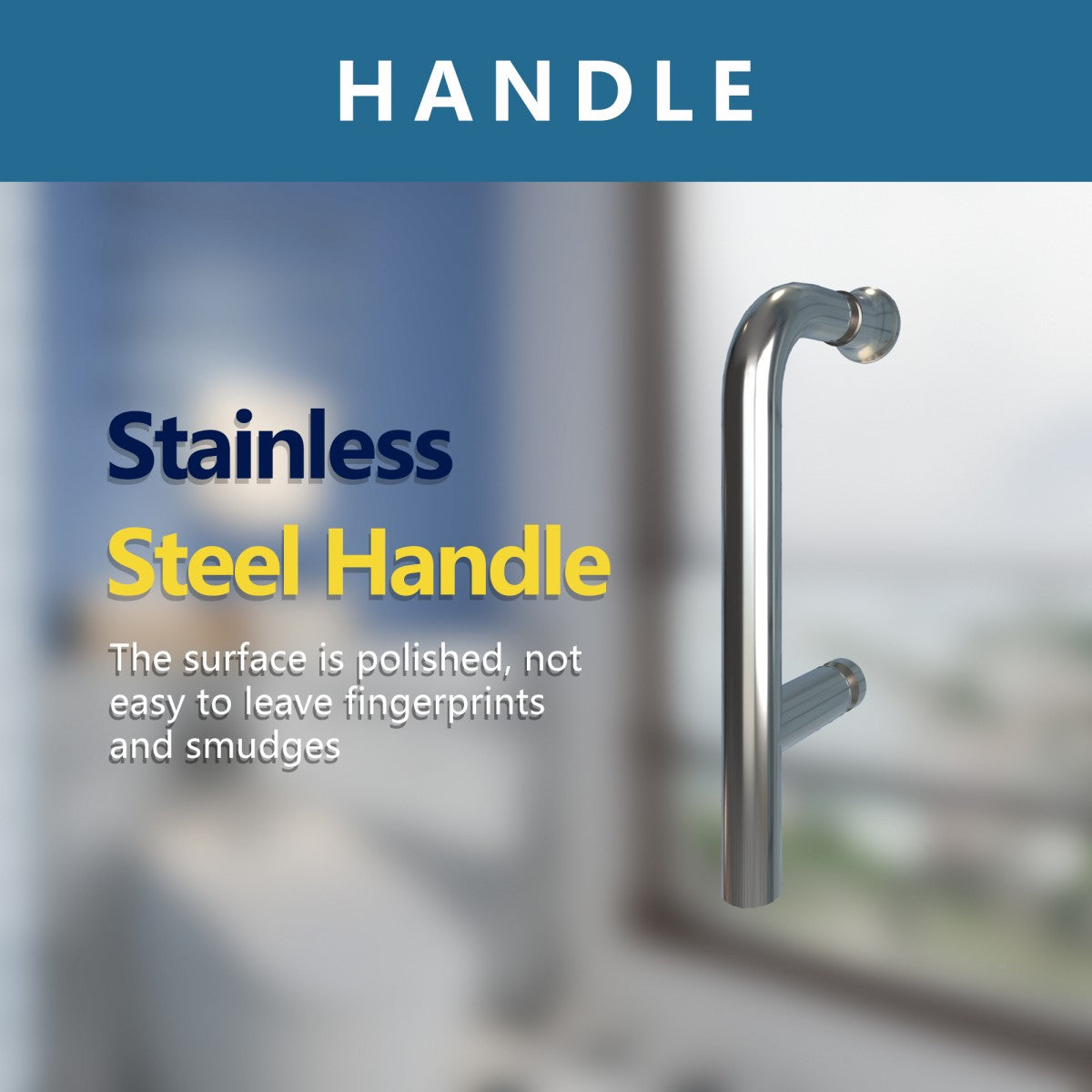 Classy 34-36" W x 72" H Hinged Pivot Semi-Frameless Shower Door Brushed Nickel Install Glass Shower Door - ExBriteUSA