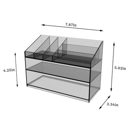 Premium Acrylic Medicine Cabinet Organizer Set – Elegant Storage for Everyday Essentials