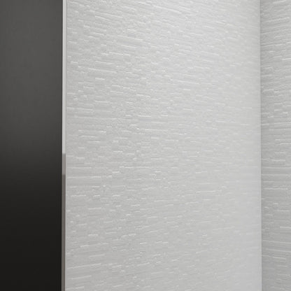 Huck - C Solid Surface 60" W x 76" H Tile Tub and Shower Wall Panel Surround, Quick Install,Cuttable,Textured Concrete,32in