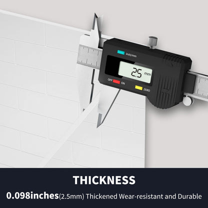 Huck - S Solid Surface 60" W x 76" H Tile Tub and Shower Wall Panel Surround, Quick Install,Cuttable,Small Tile Pattern,32in