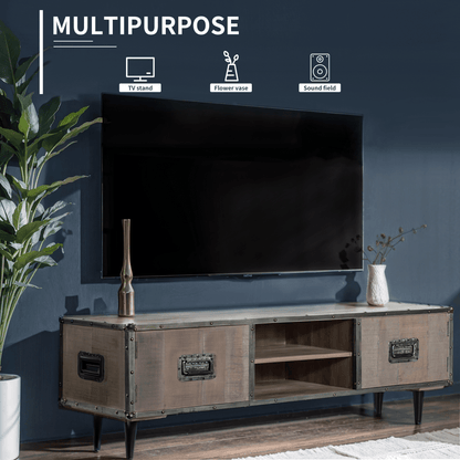 MangoLuxe TV Stand for 55 Inch TV, Modern Entertainment Center with Storage Cabinet,TV Console Table for Living Room, Bedroom,Rray