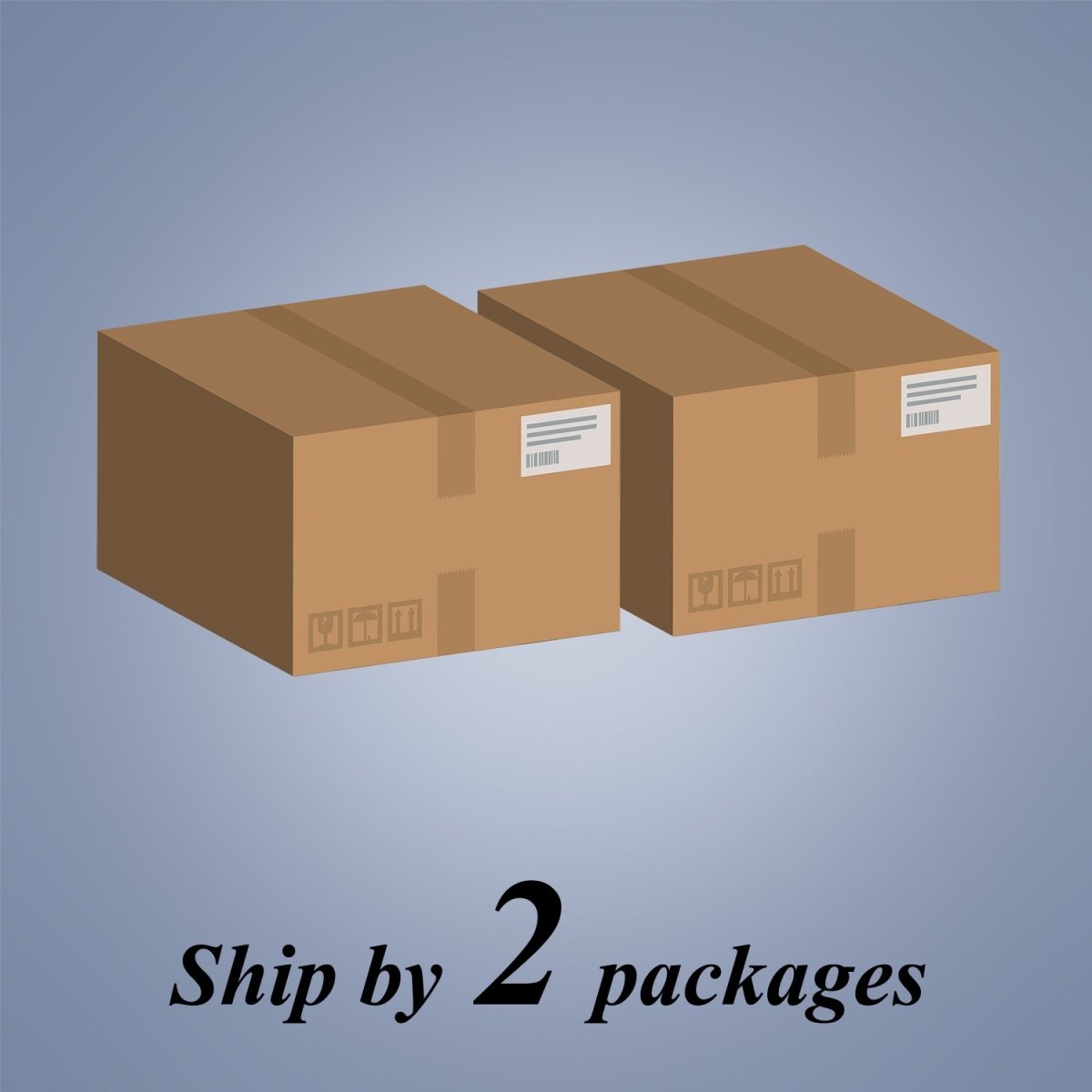 Rim 60" x 30" LED lighted medicine cabinet ships in two packages.