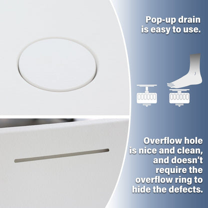 RockX 67" Rock Texture New Technologies Freestanding Bathtub,Prussian blue,Scratch - proof,Contemporary Soaking Tub,Large Overflow Port