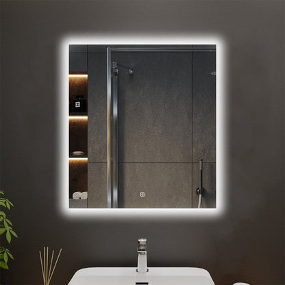 Vistas Customized Rectangle LED Bathroom Mirror, Backlit